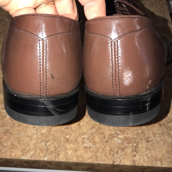 Men’s Leather Stacy Adams Oxfords - Picture 4 of 12